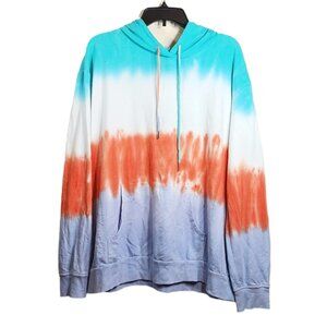No Boundaries Tie-Dye Hoodie Juniors 3XL Casual Athleisure Retro Boho Sweatshirt